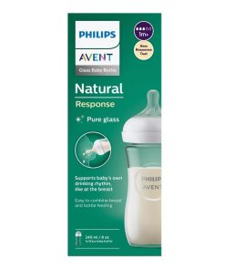 Avent Natural Response Glass Feeding Bottle 240ml