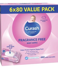 Curash Babycare Fragrance Free Wipes