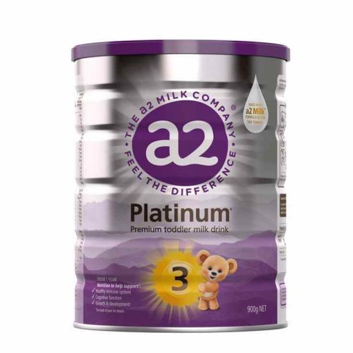 Sữa A2 Platinum số 3 900g dành cho trẻ từ 1 tuổi, bổ sung đạm A2 dễ tiêu hóa, hỗ trợ miễn dịch và phát triển toàn diện.