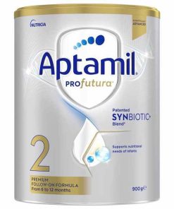 Sữa Aptamil Profutura số 2 900g dành cho bé từ 6 đến 12 tháng, bổ sung Synbiotic+ hỗ trợ tiêu hóa và tăng cường miễn dịch.