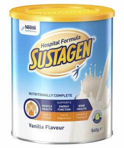 Sữa Sustagen Vanilla 840g – Dinh dưỡng đầy đủ cho người lớn, hỗ trợ cơ bắp, xương khớp và năng lượng.