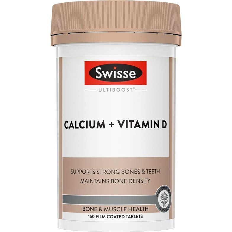 Viên uống Swisse Calcium + Vitamin D – hỗ trợ xương chắc khỏe và tăng hấp thu canxi