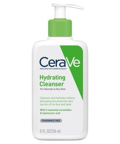 CeraVe Hydrating Cleanser – Sữa rửa mặt dịu nhẹ, cấp ẩm cho da khô & da nhạy cảm