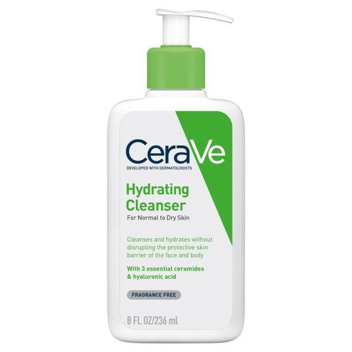 CeraVe Hydrating Cleanser – Sữa rửa mặt dịu nhẹ, cấp ẩm cho da khô & da nhạy cảm