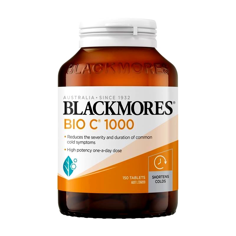 Blackmores Bio C 1000 150 viên – Viên uống vitamin C tăng đề kháng, hỗ trợ miễn dịch và chống oxy hóa