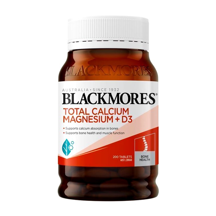 Blackmores Total Calcium Magnesium + D3 – Hỗ trợ hấp thu canxi và bảo vệ xương