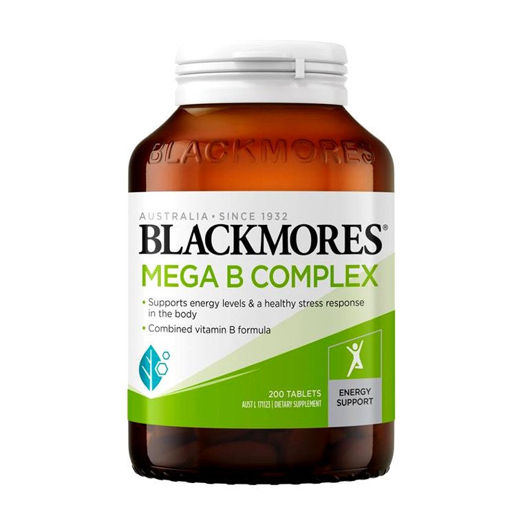 Blackmores Mega B Complex 200 Tablets – Vitamin nhóm B hỗ trợ năng lượng và giảm căng thẳng