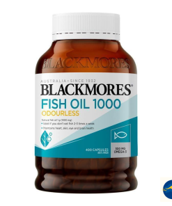 Blackmores Odourless Fish Oil 1000mg – Bổ sung Omega-3 tinh khiết, không tanh, tốt cho tim mạch & trí não