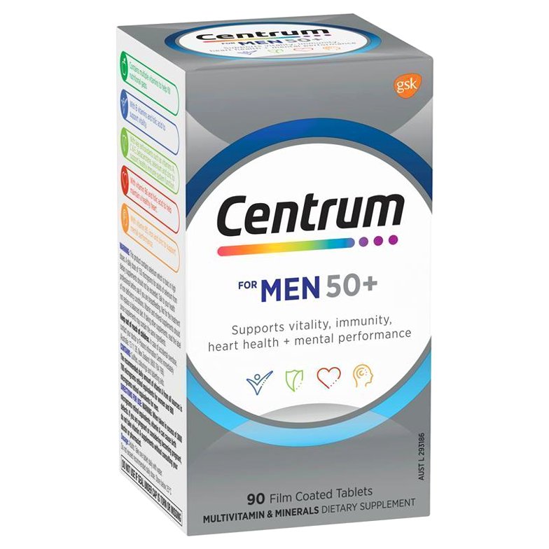 Viên uống Centrum For Men 50+ – vitamin tổng hợp cho nam giới trung niên