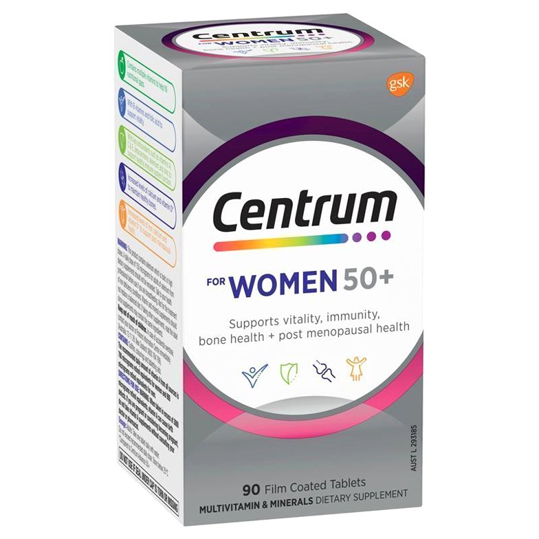 Viên uống Centrum For Women 50+ – bổ sung vitamin cho phụ nữ sau tuổi 50