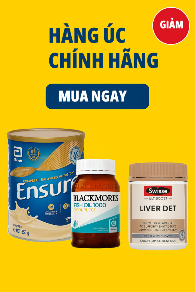 Banner mobile giới thiệu bộ sản phẩm chăm sóc da chính hãng từ Úc gồm CeraVe Cleanser, CeraVe Cream và Swisse Collagen Glow