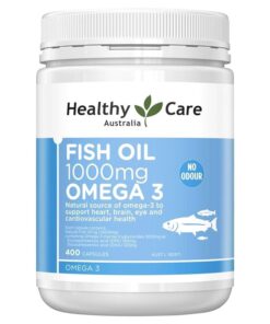 Viên uống dầu cá Healthy Care Omega 3 1000mg – hỗ trợ tim mạch, trí não, thị lực và khớp