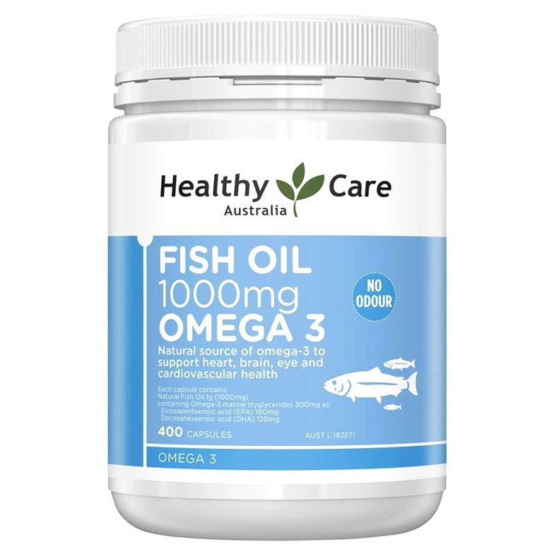 Viên uống dầu cá Healthy Care Omega 3 1000mg – hỗ trợ tim mạch, trí não, thị lực và khớp