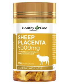 Healthy Care Sheep Placenta 5000mg 100 viên – Hỗ trợ làm đẹp da và cân bằng nội tiết tố cho phụ nữ
