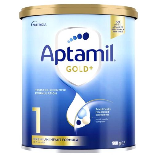 Sữa Aptamil Gold+ số 1 900g cho trẻ sơ sinh từ 0–6 tháng, công thức Pronutra+, dễ tiêu hóa