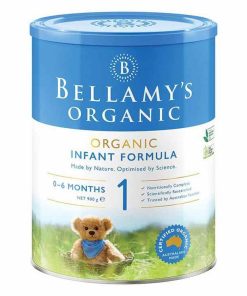 Sữa Bellamy's Organic số 1 900g – Sữa hữu cơ cho trẻ sơ sinh từ 0–6 tháng, bổ sung dinh dưỡng cân bằng, được chứng nhận organic Úc.