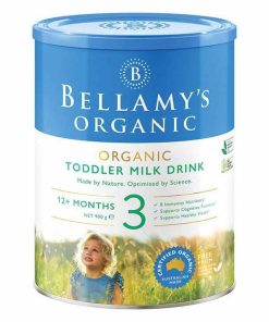 Sữa Bellamy's Organic số 3 900g – Sữa hữu cơ cho bé từ 12 tháng tuổi, hỗ trợ miễn dịch, thị lực và trí não khỏe mạnh.