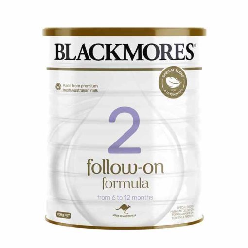 Sữa Blackmores số 2 900g cho trẻ từ 6 đến 12 tháng, chiết xuất sữa tươi Úc, hỗ trợ tiêu hóa và phát triển toàn diện.