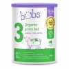 Sữa Bubs Organic số 3 800g – Sữa hữu cơ cho trẻ từ 12–36 tháng, làm từ sữa bò ăn cỏ nguyên kem, hỗ trợ tiêu hóa và tăng đề kháng.