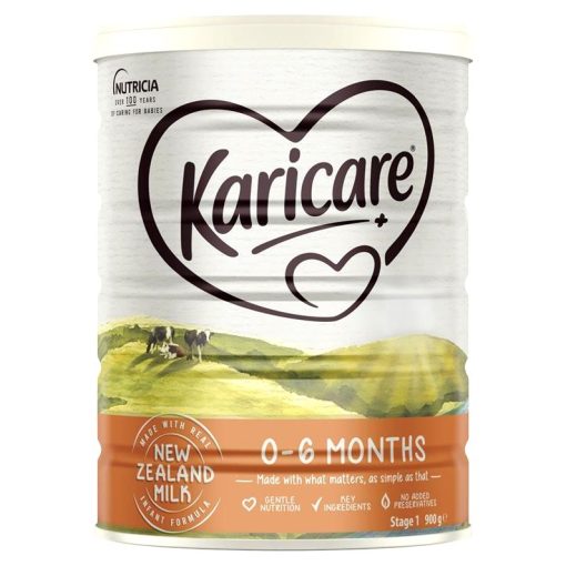 Sữa Karicare số 1 900g cho trẻ từ 0 đến 6 tháng tuổi – hàng nội địa New Zealand