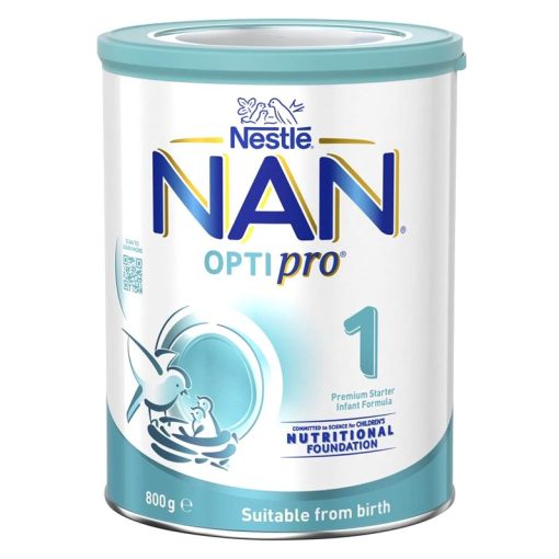 NAN OPTIPRO 1 800g – công thức từ Nestlé Thụy Sĩ dành cho trẻ sơ sinh, dễ tiêu hóa, tăng miễn dịch