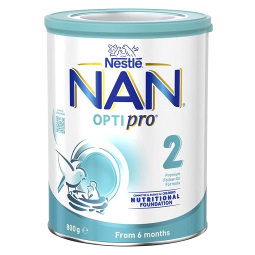 Sữa NAN OPTIPRO 2 800g – dành cho trẻ từ 6 đến 12 tháng, hỗ trợ tiêu hóa, miễn dịch và phát triển trí tuệ