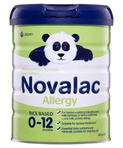 Sữa Novalac Allergy 800g cho bé dị ứng đạm sữa bò – công thức gạo thủy phân, không lactose