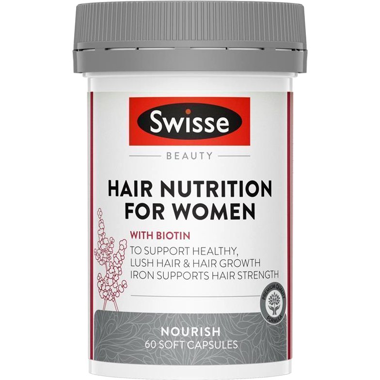 Viên uống Swisse Hair Nutrition For Women – hỗ trợ mọc tóc, giảm rụng tóc cho nữ giới