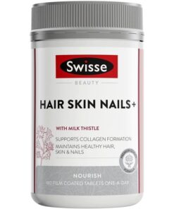Swisse Hair Skin Nails+ 180 viên – Hỗ trợ da sáng mịn, tóc chắc khỏe và móng tay cứng cáp từ bên trong