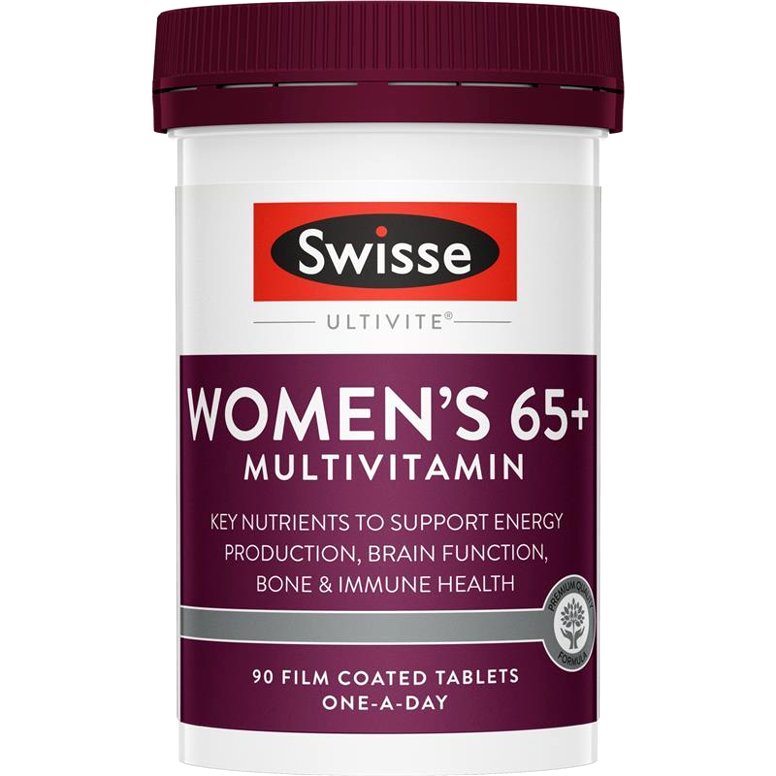 Swisse Ultivite Multivitamin Women’s 65+ – viên uống bổ sung vitamin và khoáng chất cho phụ nữ cao tuổi