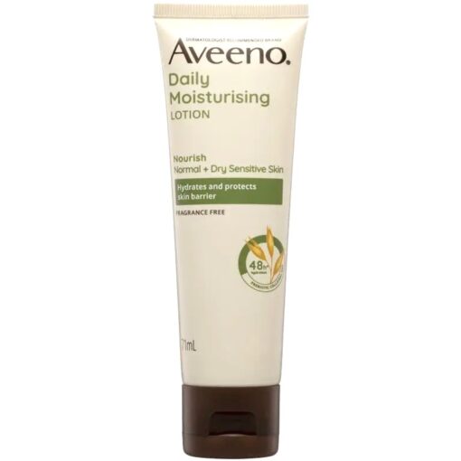 Aveeno Daily Moisturising Lotion 71mL – Dưỡng thể không hương liệu dành cho da nhạy cảm
