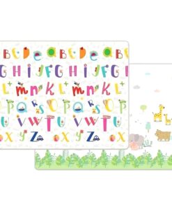 Thảm chơi cho bé BoPeep gấp gọn XPE hình gấu và chữ cái