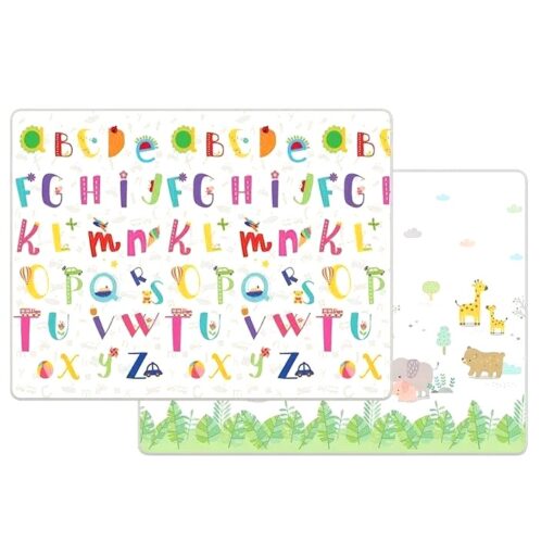 Thảm chơi cho bé BoPeep gấp gọn XPE hình gấu và chữ cái