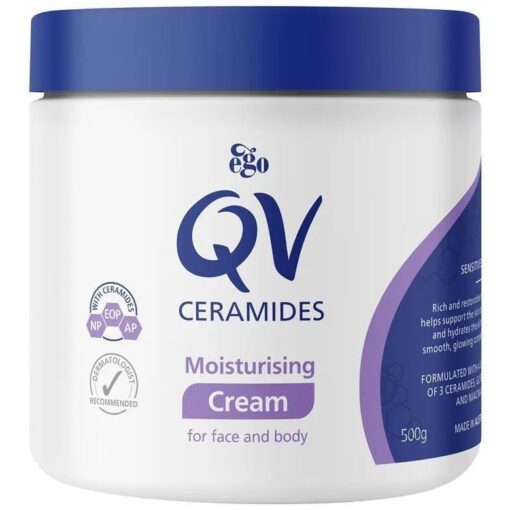 Kem dưỡng ẩm Ego QV Ceramides Cream 500g phục hồi da khô và nhạy cảm