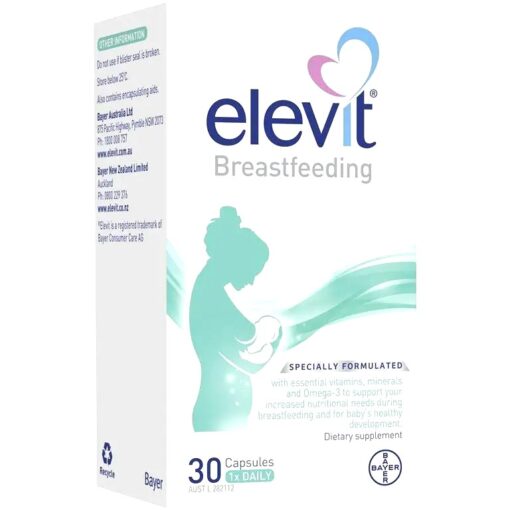 Elevit Breastfeeding 30 Capsules – Viên uống bổ sung dinh dưỡng cho mẹ cho con bú
