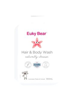 Euky Bear Hair & Body Wash 300ml – Sữa tắm gội dịu nhẹ cho bé từ Úc