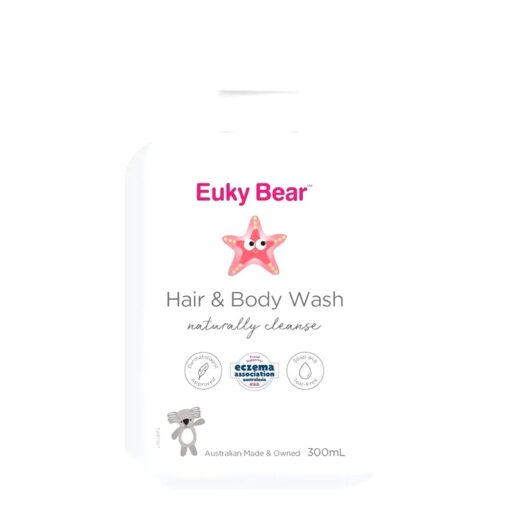Euky Bear Hair & Body Wash 300ml – Sữa tắm gội dịu nhẹ cho bé từ Úc
