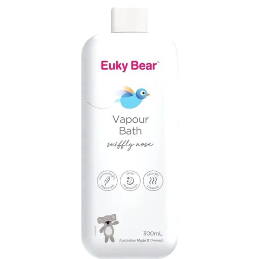 Dầu tắm Euky Bear Sniffly Nose 300ml hỗ trợ thông mũi cho bé