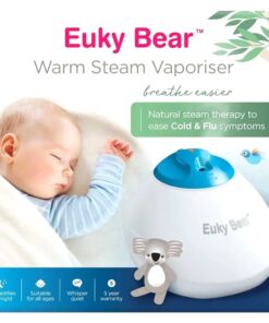 Máy xông hơi Euky Bear hỗ trợ làm ẩm không khí và giảm nghẹt mũi cho bé