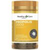 Viên uống bổ sung Propolis 2000mg Healthy Care hỗ trợ tăng cường miễn dịch – lọ 200 viên