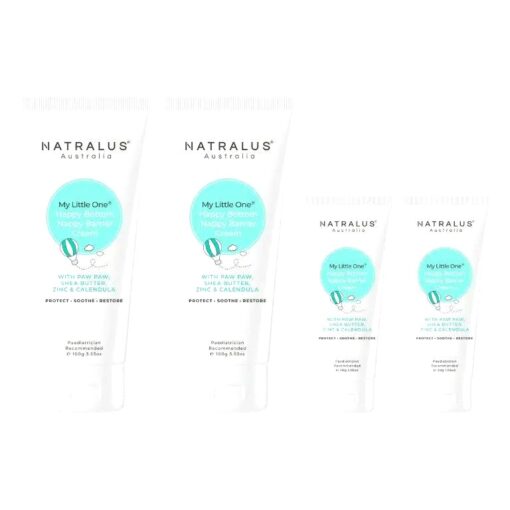 Natralus My Little One Happy Bottom Nappy Barrier Cream – Bộ kem chống hăm thiên nhiên cho bé