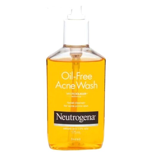 Sữa rửa mặt Neutrogena Oil-Free Acne Wash 175ml – chứa salicylic acid giảm mụn