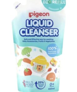 Túi nước rửa bình sữa Pigeon 650ml phiên bản eco refill