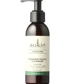 Sữa rửa mặt tạo bọt Sukin Signature Foaming Facial Cleanser 125ml – dịu nhẹ cho mọi loại da