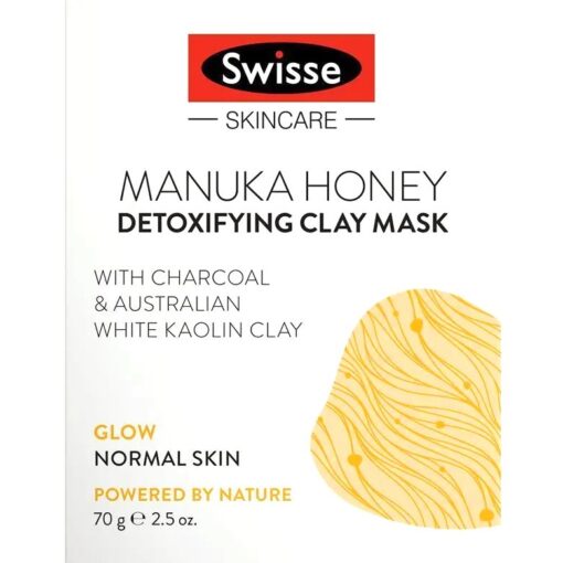 Mặt nạ đất sét Swisse Manuka Honey Detoxifying 70g thải độc cho da thường