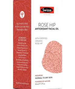 Tinh dầu dưỡng da Swisse Rose Hip Antioxidant Facial Oil 50ml chiết xuất hữu cơ