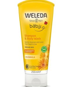 Sữa tắm gội Weleda Calendula 2 trong 1 cho da nhạy cảm 200ml