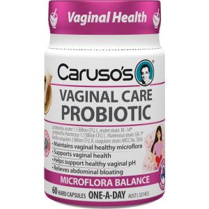 Caruso's Probiotic Vaginal Care Hỗ Trợ Sức Khỏe Vùng Kín 60 Viên Nang