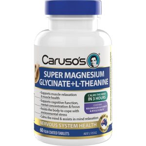 Caruso's Super Magiê Glycinate + L-Theanine 60 Viên Nang