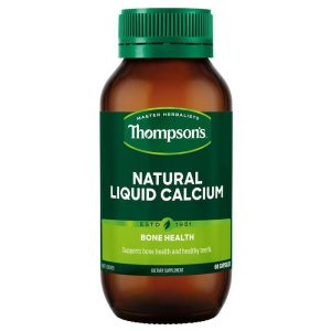 Thompson's Natural Liquid Calcium Bổ Sung Canxi 60 Viên Nang